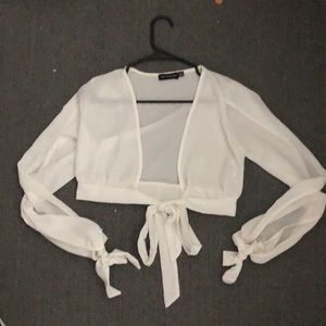 White crop top!